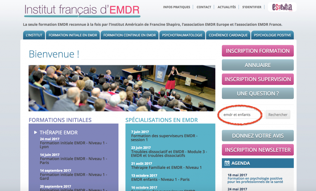 Comment trouver un article sur le site ifemdr ?